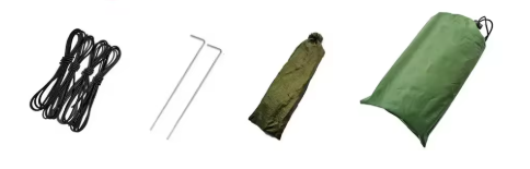 Vattentät Tarp i Slitstark Ripstop – Ultralätt Skydd för Camping och Vandring